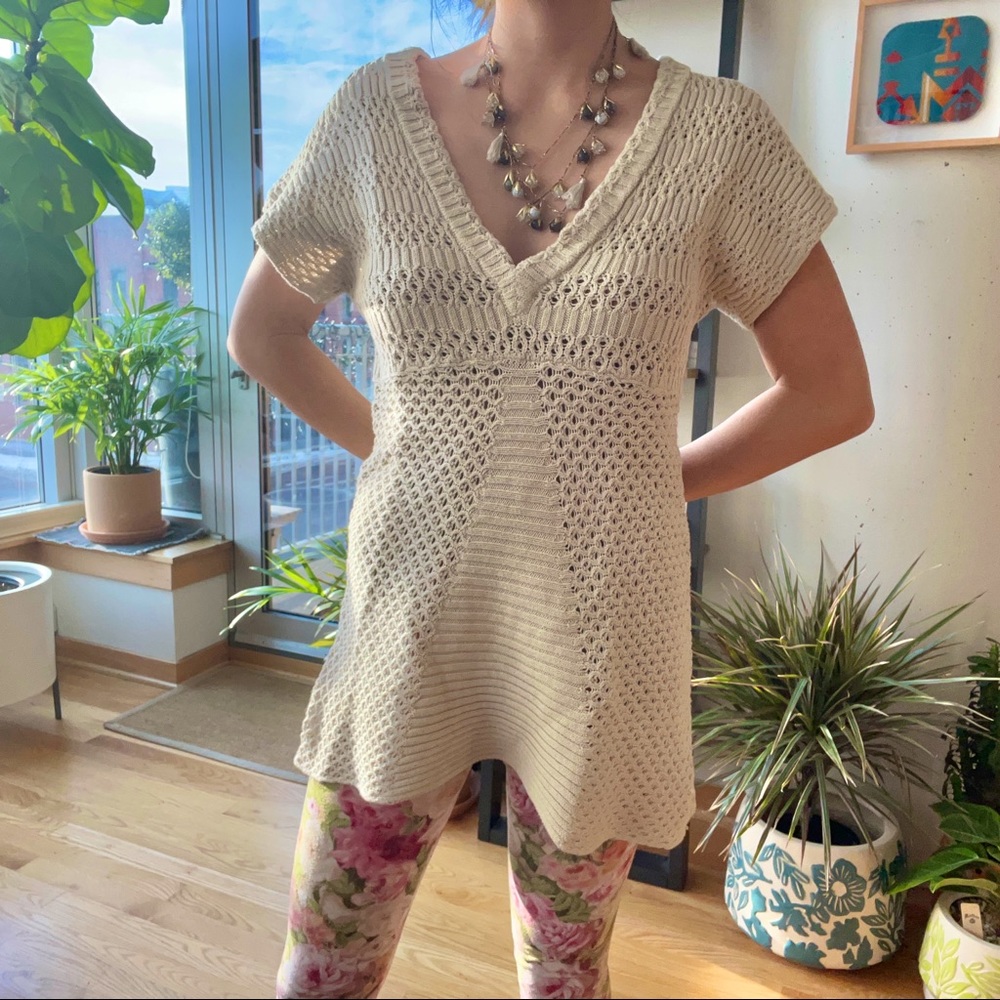 Calvin Klein Jeans - Tan Sweater Tunic